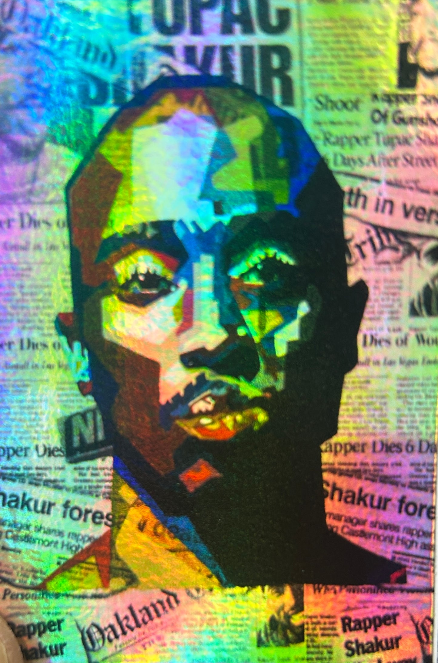 Limited Edition Holographic “Headlines” Sticker